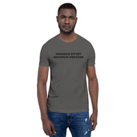 "Maximum Awesome" - Short-sleeve unisex t-shirt